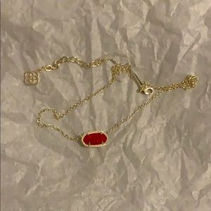 Red Kendra Scott Necklace